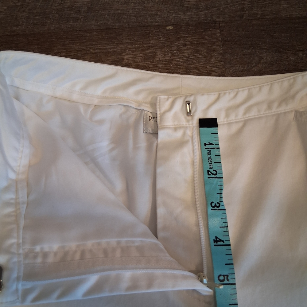 Petite Sophisticate Off-White Straight Leg Pants - Picture 8 of 10